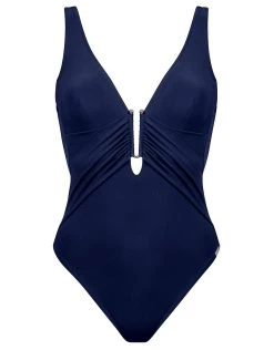 MARYAN MEHLHORN Honesty Underwired Swimsuit - Navy