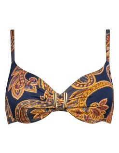 MARYAN MEHLHORN Memory Underwired Bikini Top - Sunset Navy
