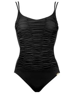 MARYAN MEHLHORN Elements Ruched Underwired Swimsuit - Black