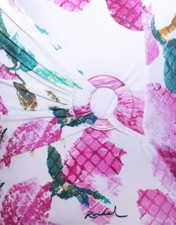 ROIDAL Valeria Wrap Front Swimsuit - Floral -Pitusa Shop 519 1 Detail