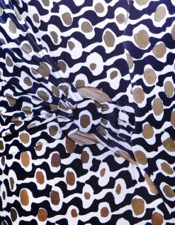 ROIDAL Noa Wrap Front Swimsuit - Black -Pitusa Shop 519 10 Noa Detail