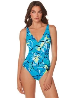 ROIDAL Bali Wrap Swimsuit - Blue