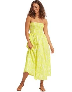 Seafolly Zahara Dress Skirt - Celery