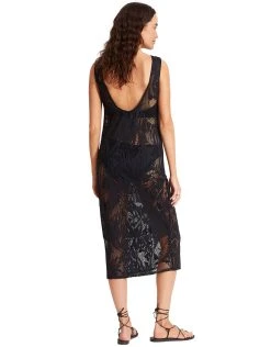Seafolly Islands Cover Up - Black -Pitusa Shop 54749 CU Black 3