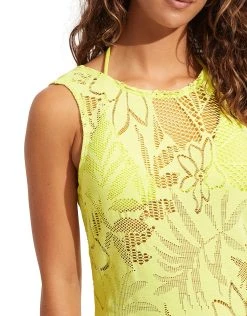 Seafolly Islands Cover Up - Celery -Pitusa Shop 54749 CU Celery 4