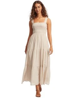 Seafolly Faithful Midi Dress - Natural