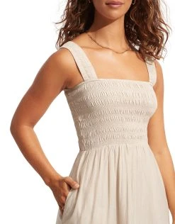 Seafolly Faithful Midi Dress - Natural -Pitusa Shop 54865 DR Natural 4