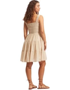 Seafolly Faithful Mini Dress - Natural -Pitusa Shop 54866 DR Natural 3