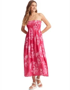 Seafolly Tie Dye Skirt Dress - Rose Pink -Pitusa Shop 55025 SK RosePink