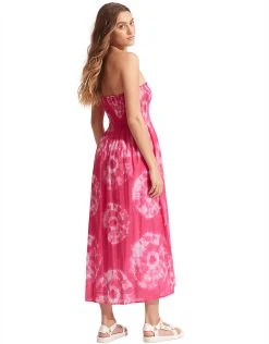 Seafolly Tie Dye Skirt Dress - Rose Pink -Pitusa Shop 55025 SK RosePink 1