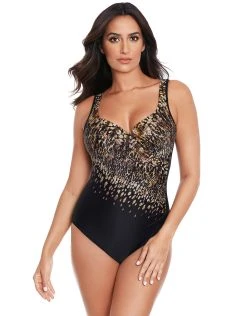 Miraclesuit Dali Leopard Its A Wrap Swimsuit - Print