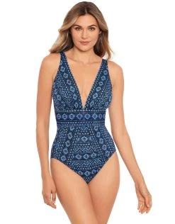 Miraclesuit Paillette Odyssey Swimsuit - Blue