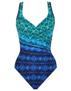 Miraclesuit Ocean Ombre Its A Wrap Swimsuit - Blue -Pitusa Shop 6537580 Ocean Ombre It s A Wrap BMI F