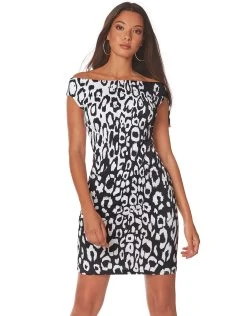 ROIDAL Kalina Dress - Black And White