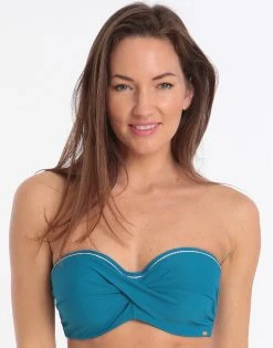 Panache Anya Voyage Bandeau Bikini Top - Lagoon