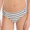 Seafolly Inka Stripe Multi Strap Hipster - White