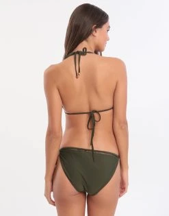 Ted Baker Plain Laddered Tie Side Bikini Bottom - Bottle Green -Pitusa Shop 75479 TB 4 50bcb29b da41 4ee3 8b31 7c4955bfc548