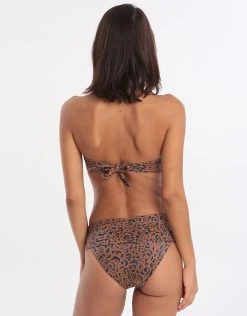 Jo Severin Anna Twist Bandeau Bikini Top - Animal Luxe 9 Jo Severin Anna Twist Bandeau Bikini Top - Animal Luxe -Pitusa Shop 76261 JS 5