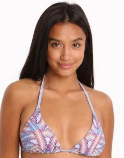 Paolita Sentwali Adana Reversible Halter Bikini Top - Print