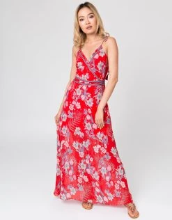 Pia Rossini Virginia Maxi Dress - Red