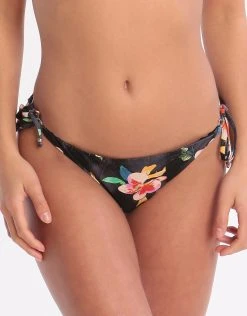Banana Moon Mandalay Loka Tie Bikini Bottom - Black