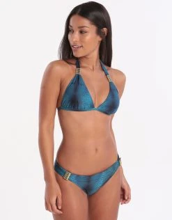 WEST SEVENTY NINE Ariel Banded Bikini Brief - Blue Multi -Pitusa Shop 78349 WS9 1 5