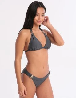 WEST SEVENTY NINE Triangle Bikini Top - Anthracite -Pitusa Shop 78377 WSN 6