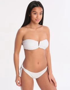 WEST SEVENTY NINE Tie Side Cheeky Bikini Bottom - White -Pitusa Shop 78388 WSN 1 5 5c60a0fe 386b 47d0 86b7 de2b7a48687b