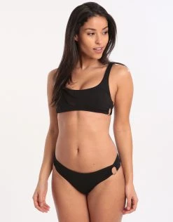 Banana Moon Ring Nalta Bikini Bottom - Black -Pitusa Shop 78582 BM 1 5
