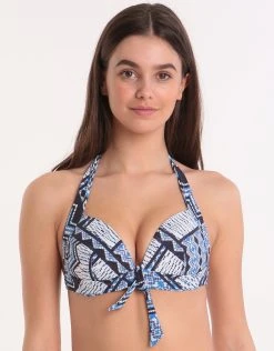 Moontide Tokyo Reversible Banded Tri Bikini Top - Multi -Pitusa Shop 78927 MT 1 1