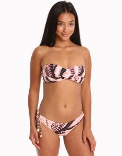 Watercult Batik Beach Loop Side Hipster Bikini Bottom - Pink Sand -Pitusa Shop 79397 WC 1 5