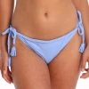 Paolita Bahari Blue Zera Braided Tie Bikini Bottom - Blue