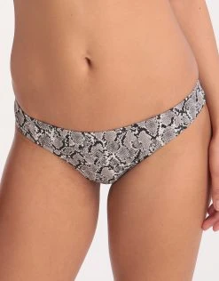 Heidi Klein Mombasa Hipster Bikini Bottom - Snake Print