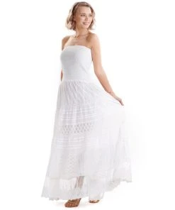 Iconique Joy Maxi Bandeau Dress - White