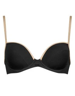 MARYAN MEHLHORN Pura Underwired Bikini Top - Black Camel