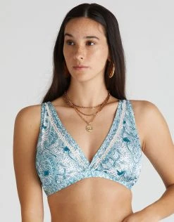 Aqua Blu Eternal Ashley D/DD Bikini Top - Multi
