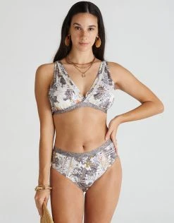 Aqua Blu Kismet Ashley D/DD Bikini Top - Multi -Pitusa Shop Aqua Blu Australia Womens Swimwear Kismet A21061KI A21067KI FL