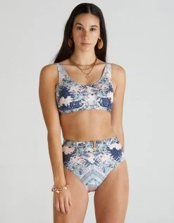 Aqua Blu Indianic Marilyn High Waist Bikini Pant - Floral -Pitusa Shop Aqua Blu Indianic A21051IN A21057IN FL 0e489071 eafa 4086 b1b3 b9d89fa29e1a