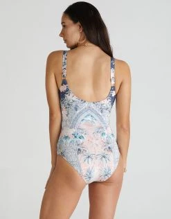 Aqua Blu Indianic Michelle DD/E Cup One Piece Swimsuit - Floral 8 Aqua Blu Indianic Michelle DD/E Cup One Piece Swimsuit - Floral -Pitusa Shop Aqua Blu Indianic A21059IN BK