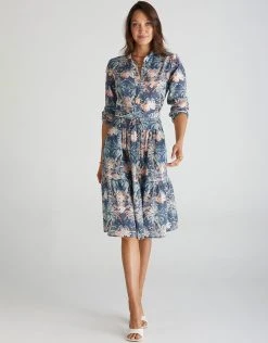 Aqua Blu Indianic Alyssa Sun Dress - Floral