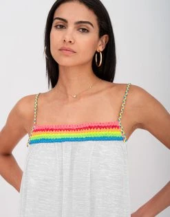 Pitusa Braided Low Back Dress - White 5 Pitusa Braided Low Back Dress - White -Pitusa Shop BLBD WH 3