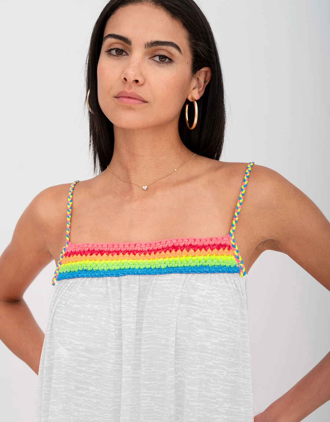 Pitusa Braided Low Back Dress - White 3 Pitusa Braided Low Back Dress - White - Image 3