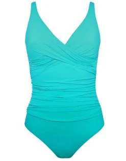 Gottex Profile Tutti Frutti V Neck Swimsuit - Turquoise