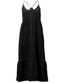 Heidi Klein Amalfi Scoop Neck Dress - Black