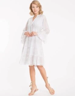 Iconique Monica Dress - White Silver