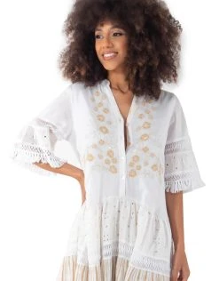 Iconique Erika Dress - White -Pitusa Shop IC23 027 CLOSE