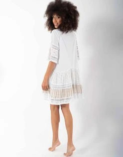 Iconique Erika Dress - White -Pitusa Shop IC23 027 b