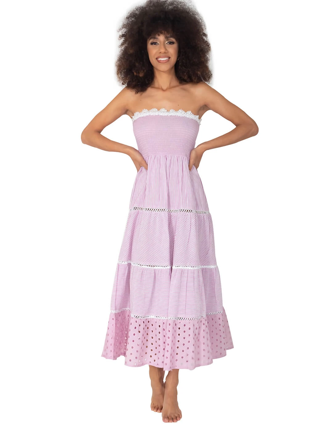 Iconique Joy Bandeau Maxi Dress - Pink 1 Iconique Joy Bandeau Maxi Dress - Pink
