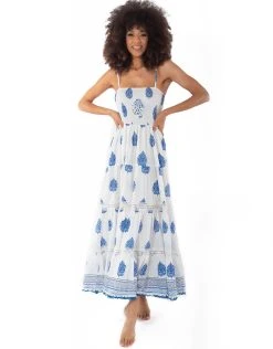 Iconique Joy Bandeau Maxi Dress - Blue 6 Iconique Joy Bandeau Maxi Dress - Blue -Pitusa Shop IC23 064