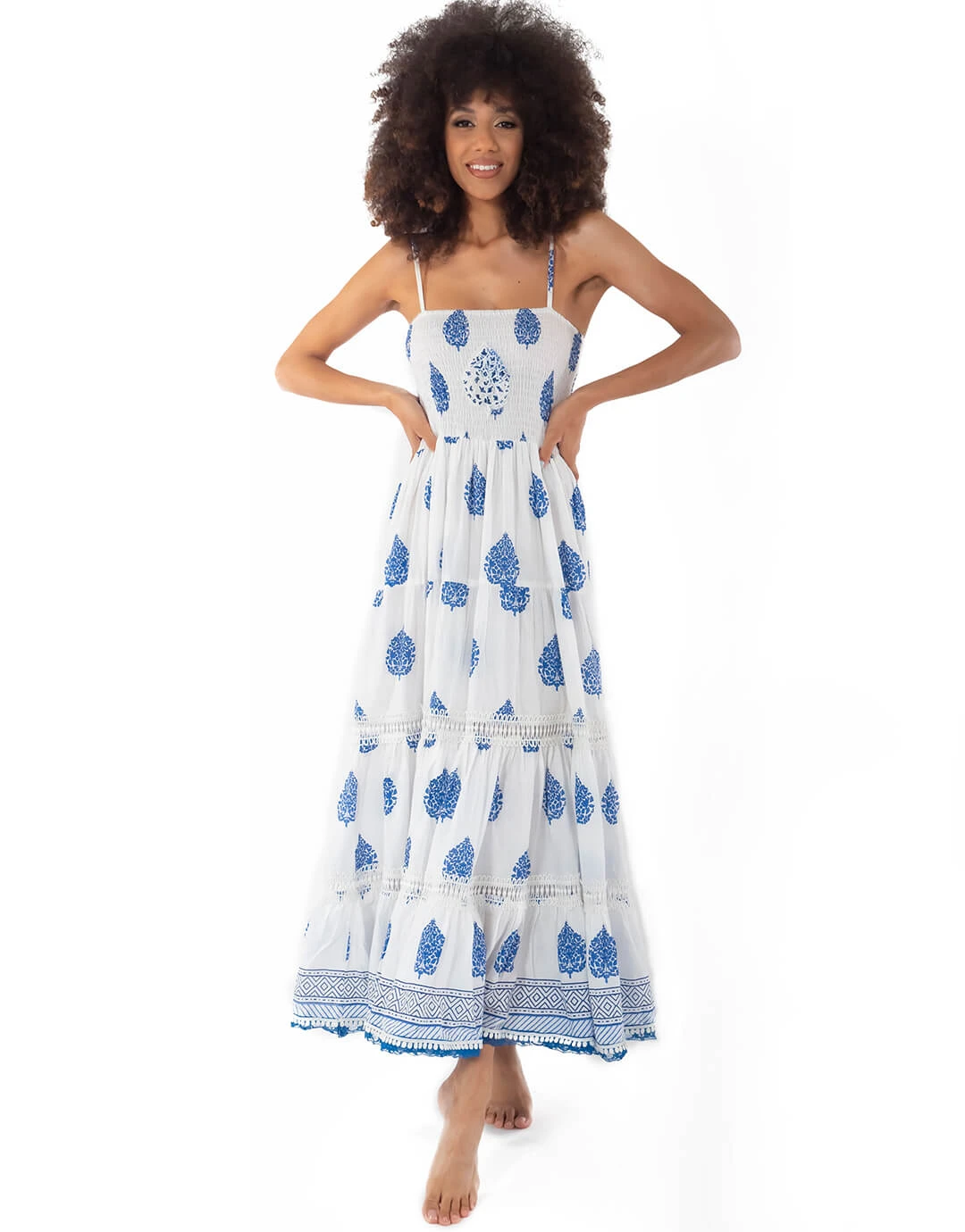 Iconique Joy Bandeau Maxi Dress - Blue 3 Iconique Joy Bandeau Maxi Dress - Blue - Image 3